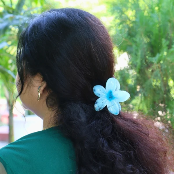 Elegant Flower Hair Claw Clips – Stylish & Strong Flower Claws (Large)