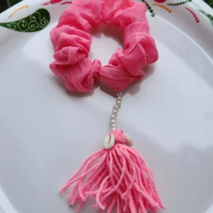 Georgette Boho Scrunchie – Stylish Regular Size Hair Accessory