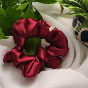 Vine | Premium Satin Scrunchies | Rubber Band