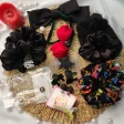 Old Era Black Satin Combo – (12 Piece Pack) Hair Accessories Set