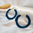 Handcrafted Crochet Hoop Earrings – Unique & Boho-Chic Jewelry